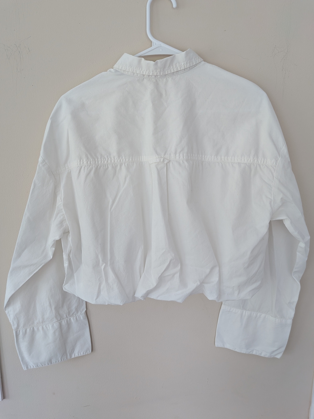 Pilcro White Collared Button-Up Shirt - Picture 7 of 9